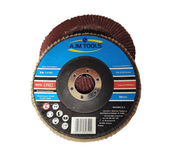Tarcza tarcze lamelka listkowa 125mm 60 do metalu AJM TOOLS 80 listków zdjęcie nr 11