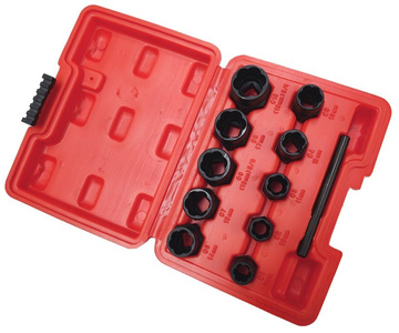 Zestaw nasadek do odkręcania zniszczonych śrub 11szt 9-19mm zdjęcie nr 4