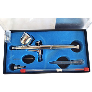 Aerograf AB130 Z DYSZĄ 0,2 I 0,3 + MINI KOMPRESOR 4BAR Z KOMPRESOREM AB-130 AB 130 zdjęcie nr 9