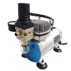 Kompresor do aerografu oryginał TC-20C + Aerograf AB136K AB 136K AB-136K bez logo super jakość do aerografii mini Airbrush compressor zdjęcie nr 5