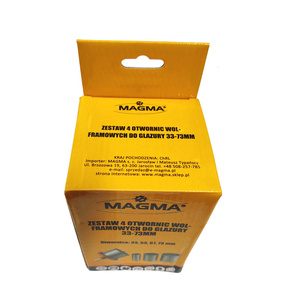 Otwornice do glazury wolframowe 33-73 otwornica płytek wolframowa 4 el. zdjęcie nr 6