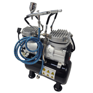 Aerograf AB183K AB-183K AB 183K z kompresorem dwutłokowym do malowania 30T zestaw lakierniczy zdjęcie nr 8