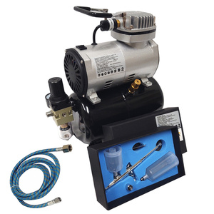 Zestaw do aerografii kompresor z butlą TC-20T + aerograf AB-131E AB131E AB 131E zdjęcie nr 7