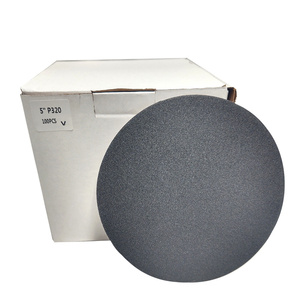 Krążki ścierne 125 mm papier na rzep do kamienia gr 320 P320 G320 10 szt ścierny krążek samoprzylepne  zdjęcie nr 1