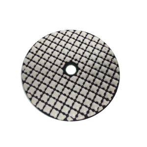 Tarcza diamentowa rzepik na sucho 100 mm gr 50 szare szlifowania gres gresu kamień granit poler polerowania  polerska  fazowania P 50 G50 #50   zdjęcie nr 1
