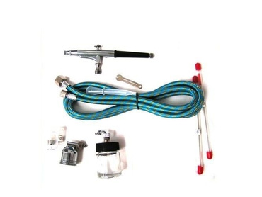 Aerograf z kompresorem TC-80SE+TG134K sprężarka TG-134K zdjęcie nr 2