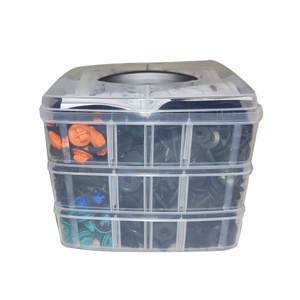 Spinki kołki klipsy samochodowe do tapicerki auta 655 ele zestaw + ściągacz 010368NB zdjęcie nr 30