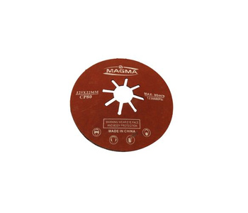 Tarcza dysk fibrowy półsztywny do szlifowania kopyto fibra dysk fibra 125/22,23 granit gres 125mm P36:5908291603304 / P40:5903246828894 / P60:5903246828900 / P80:5903246828917 / P100:5903246828801 / P120:5903246828818 zdjęcie nr 2