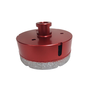 Otwornica diamentowa 100 mm M14 MVBC czerwona koronka wiertło zdjęcie nr 4