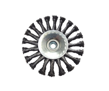 Szczotka boczna tarczowa drut skręcany 125mm x M14 steel brush rotary 125xM14 125M14 125 M14 zdjęcie nr 11