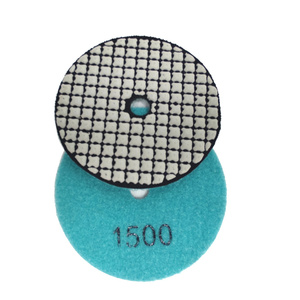 Tarcza diamentowa rzepik na sucho 100 mm gr 1500 szare szlifowania gres gresu kamień granit poler polerowania polerska fazowania P 1500 G1500 #1500 zdjęcie nr 2