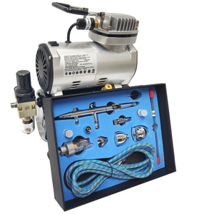 Aerograf AB186K pompa powietrza z butlą zestaw kompresor sprężarka AB-186K zdjęcie nr 8