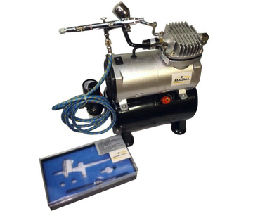 Kompresor do malowania z butlą 3l TC-20T z aerografem TG-203S zdjęcie nr 9