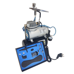 Aerograf 134K kompresor z butlą zestaw do malowania AB-134K zdjęcie nr 13