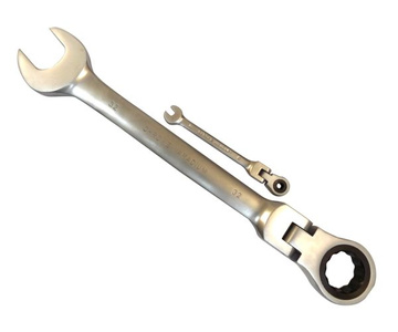 Klucze płasko oczkowe 6-32 z grzechotką łamane 22 ele łamanych zestaw kluczy zdjęcie nr 4