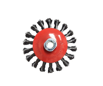 Szczotka boczna druciana do metalu stali 115mm M14 115 115xM14 115M14 115 M14 zdjęcie nr 4