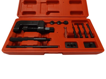 Przyrząd do rozkuwania i zakuwania łańcucha wymiany LT-A1604 nitownica zakuwarka łańcuchów motocyklowych łańcuch 1085D chain breaker and riveting tool 13el. zdjęcie nr 1