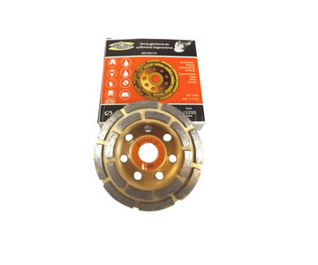 Tarcza diamentowa garnkowa 115x22,2 segmentowa DCWD115 diament 5mm Magma głowica do szlifowania betonu podwójny segment zdjęcie nr 4