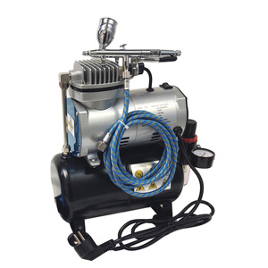 Aerograf AB-183K AB183K AB 183K + kompresor z butlą TC-20T zestaw pneumatyczny lakierniczy zdjęcie nr 13