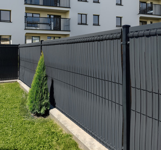 Listwy ogrodzeniowe pionowe wąskie 122x250cm RD05 Antracyt komplet zdjęcie nr 10