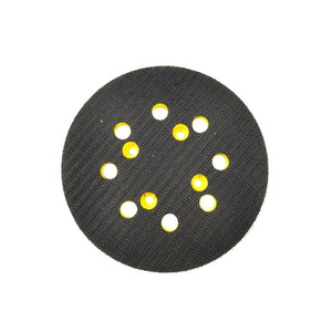 Dysk do szlifierki na rzep 150 mm 8 dziur z pianką 8 otworów+otwór na środku talerz 150mm zdjęcie nr 5