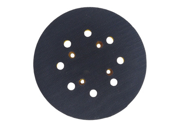 Dysk do szlifierki na rzep 125 mm 8 dziur z pianką 8 otworów+otwór na środku talerz 125mm zdjęcie nr 4