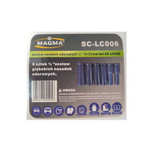Nasadki udarowe 1/2 10-21mm zestaw 6 el SC-LC006 Magma zdjęcie nr 11