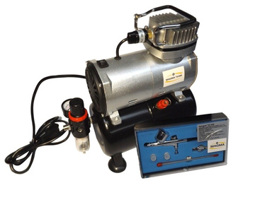 Aerograf TG130S z kompresorem zestaw modelarski 3L TG-130S zdjęcie nr 7