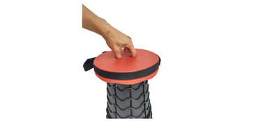 Taboret składany teleskopowy krzesło turystyczne stołek biwakowy wędkarski 100kg zdjęcie nr 4