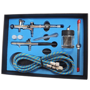 Aerograf AB208K AB-208K AB 208K 3 dysze z wężykiem do malowania BEZ LOGO zdjęcie nr 3