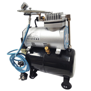 Aerograf AB130 0,8 nowy typ dyszy AB-130 AB 130 + kompresor mini TC-20T butla zdjęcie nr 6