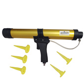 Pistolet wyciskacz pneumatyczny mas uszczelniania pneumatyczny FG13 + 5 dysz 600 ml