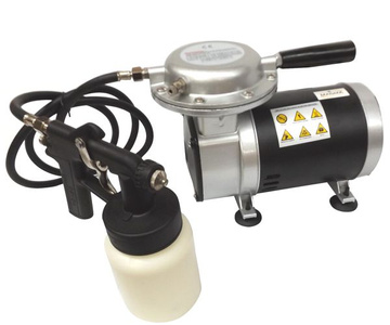 Kompresor TC-09 + pistolet lakierniczy membranowy TC-09K zdjęcie nr 1