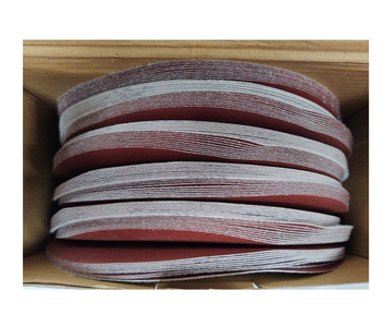 Krążki ścierne 225mm papier na rzep gr. 36 100 szt ścierny krążek samoprzylepne styropianu zdjęcie nr 3
