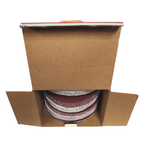 Krążki ścierne 125mm papier na rzep gr. 400 100szt ścierny krążek samoprzylepne zdjęcie nr 4