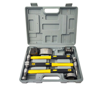 Młotki blacharskie kowadełka zestaw blacharski 7el młotek młotków kowadło 1007F 7PCS Professional Sheet Metal Hammer Set zestaw blacharski 02640   zdjęcie nr 14