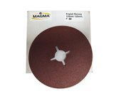 Krążek fibrowy fi 125 tarcza fibrowa do szlifowania metalu drewna pcv  pakiet 25 szt. fibra granulacja 60