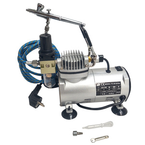 Zestaw do aerografii mini kompresor TC-20C aerograf AB-136 zdjęcie nr 4