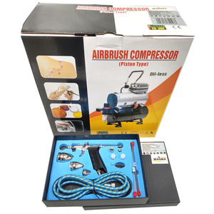 Aerograf AB116K z kompresorem 3L zestaw lakierniczy AB-116K zdjęcie nr 10