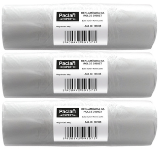 6 x rolki 2100 sztuk Paclan Expert reklamówka reklamówki na rolce jednorazówka zrywki 5 kg 8 mic rolka zdjęcie nr 2