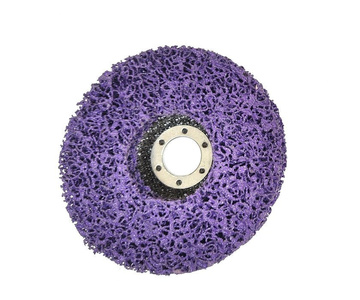 Dysk krążek tarcza 125 do usuwania rdzy farby włosy murzyna włóknina fioletowa tarcza do szlifowania metalu 125mm tarcze ściernica do czyszczenia piast zdjęcie nr 7