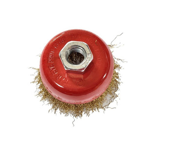 Szczotka doczołowa mosiądz złota do metalu 65 x M14 The front brush 65xM14 65M14 65 M14 zdjęcie nr 7