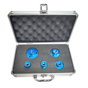 Otwornice diamentowe 5 elementów 25 / 35 / 45 / 55 / 68 mm M14 marmur granit ceramika glazura koronka koronki otwornica zdjęcie nr 2