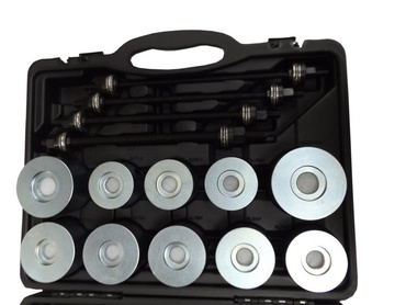 Ściągacz tulei łożysk 34-90mm adaptery prasy MAGMA LT-K27 27el 1025D Ściągacz tulei i wahaczy 27pcs Ściągacze uniwersalne do łożysk i tuleji 27p zdjęcie nr 11