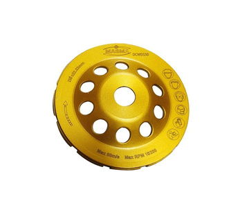 Tarcza diamentowa segmentowa garnkowa 150x22,23 DCWD150 Magma głowica do szlifowania betonu podwójny segment zdjęcie nr 4