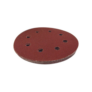 Krążki ścierne 180 mm papier na rzep gr. 80 z otworami 100 szt ścierny krążek samoprzylepne otwory 110mm zdjęcie nr 8