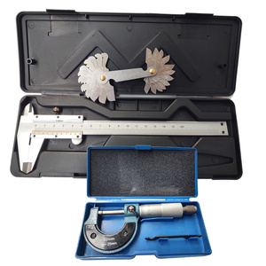 Suwmiarka 150mm 0.02 ZLKS-150 + Grzebień do gwintów 60° 24 listki + Mikrometr 0-25mm zdjęcie nr 2
