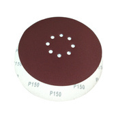 Krążki ścierne 225mm papier na rzep gr. 150 z otworami 100 szt ścierny krążek samoprzylepne