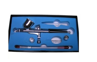 Zestaw do aerografii kompresor z butlą 20T aerograf AB-130 słoik do czyszczenia 502 AB130 AB 130 zdjęcie nr 8