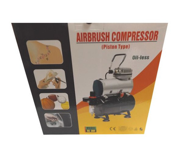 Kompresor z butlą do aerografu do aerografii TC-18T + aerograf TG-130K 0,2 0,3 0,5 Airbrush compressor zdjęcie nr 6